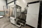 Sacmi TF40 box folding machine with stacking unit