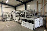 Sacmi TF40 box folding machine with stacking unit