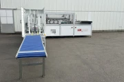 Sacmi TF40 box folding machine with TS43 stacking unit