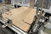 Sacmi TF40 box folding machine with TS43 stacking unit