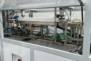 Sacmi TF40 box folding machine with TS43 stacking unit
