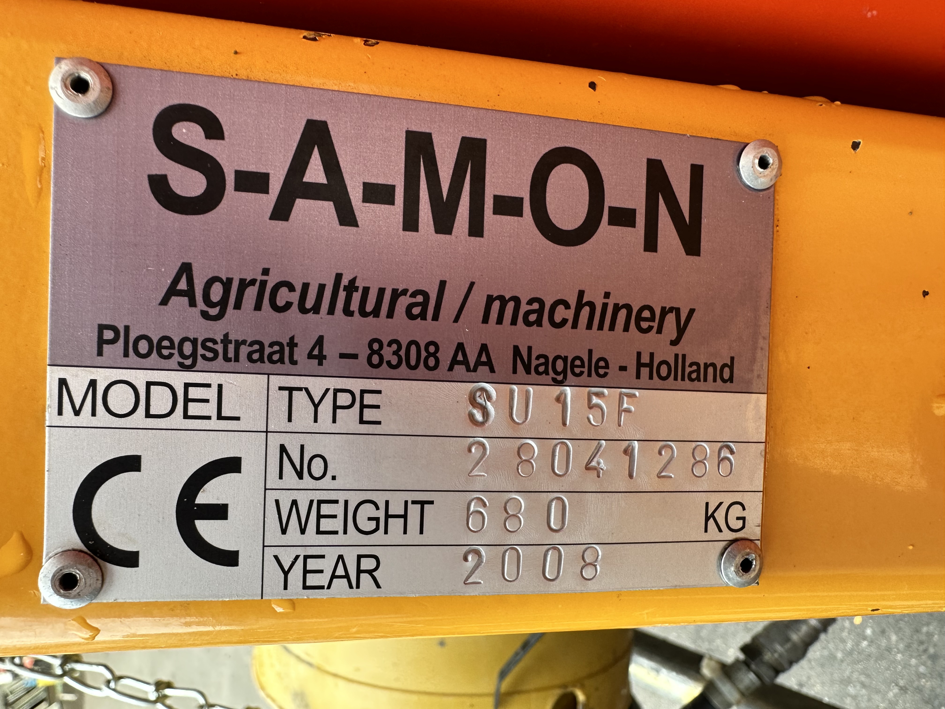 Samon SU15F Ботвоудалитель для лука