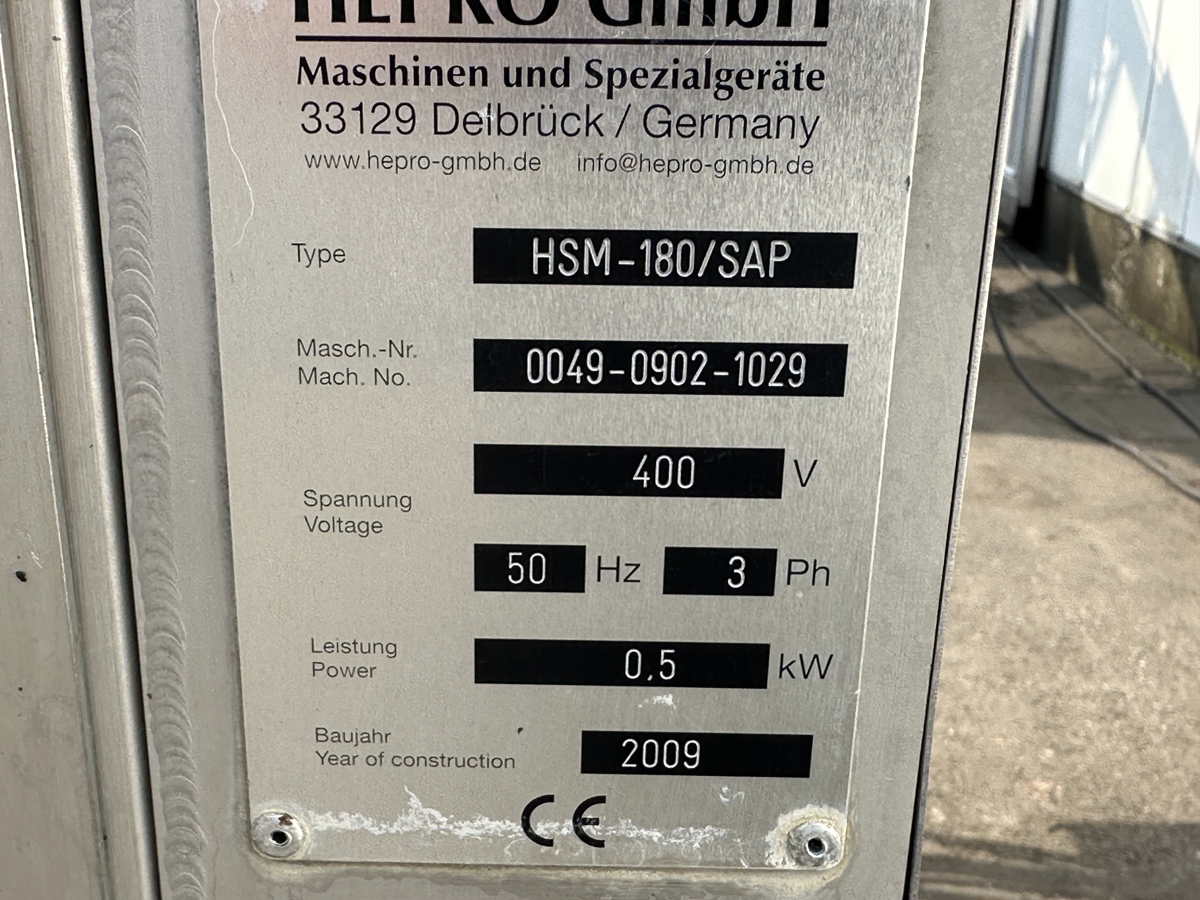 Hepro HSM-180/SAP