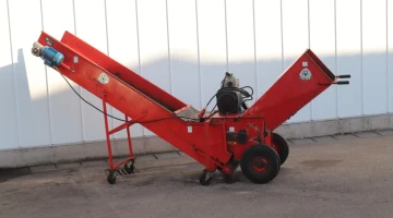 SBO shredder with elevator