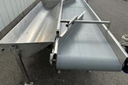 Schneider SWF650 conveyor 470 x 65 cm with stainless steel collection bin