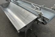 Schneider SWF650 conveyor 470 x 65 cm with stainless steel collection bin
