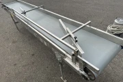 Schneider SWF650 conveyor 470 x 65 cm with stainless steel collection bin