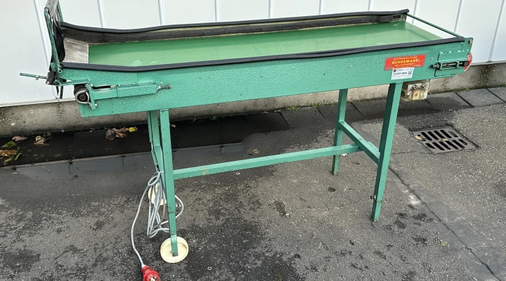 Schoemans conveyor for fruit 170 x 50 cm