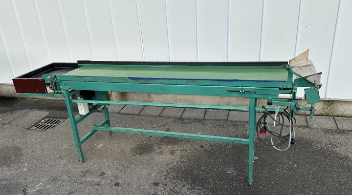 Schoemans conveyor for fruit 210 x 50 cm