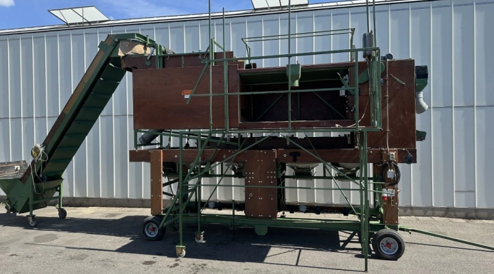 Schouten kwartet aardappelsorteermachine 80 cm breed zwenkelevator en bunker