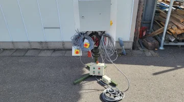 Schouten schakelkast voor 2 machines, 380 Volt