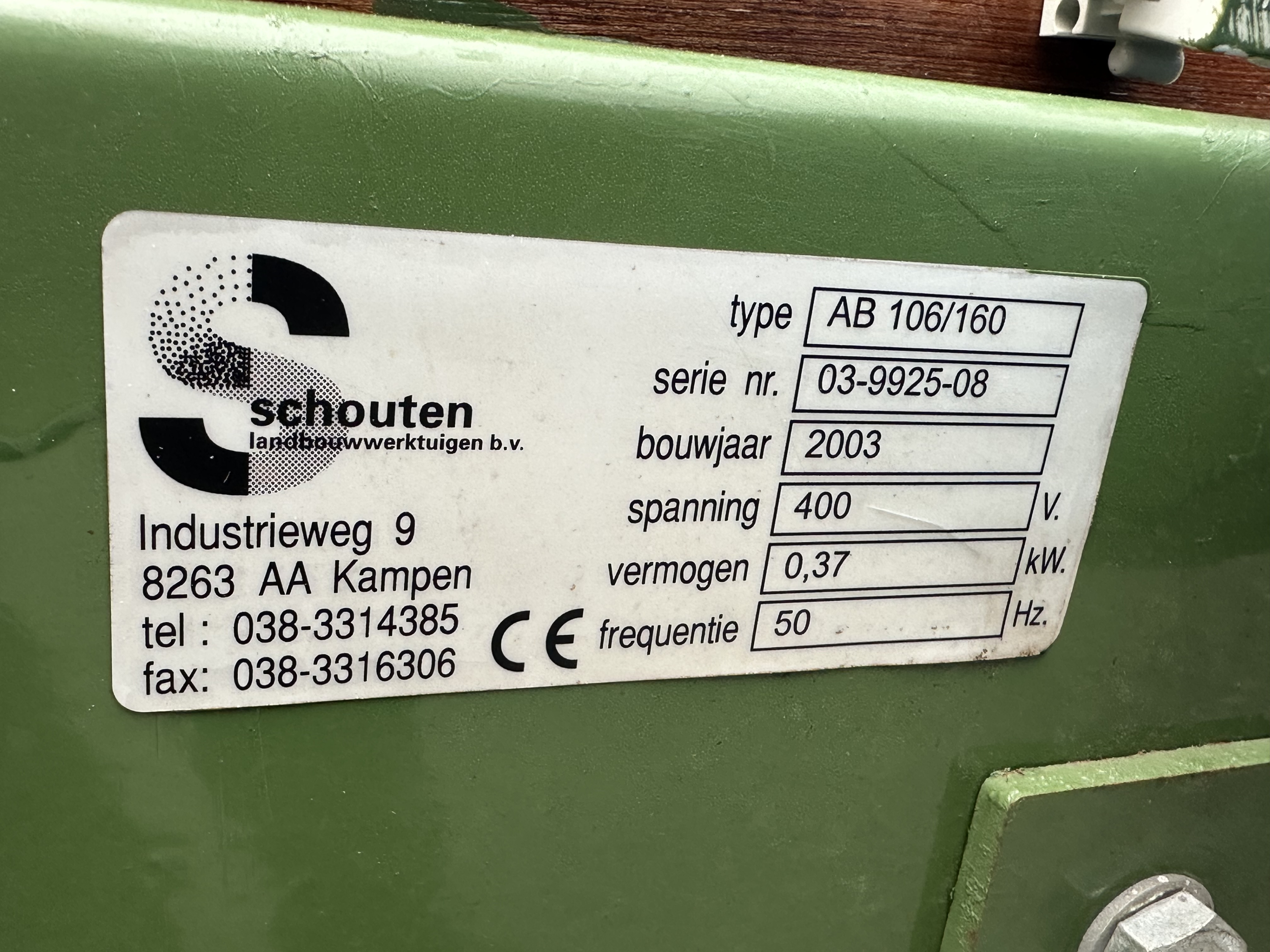 Schouten AB 106/160