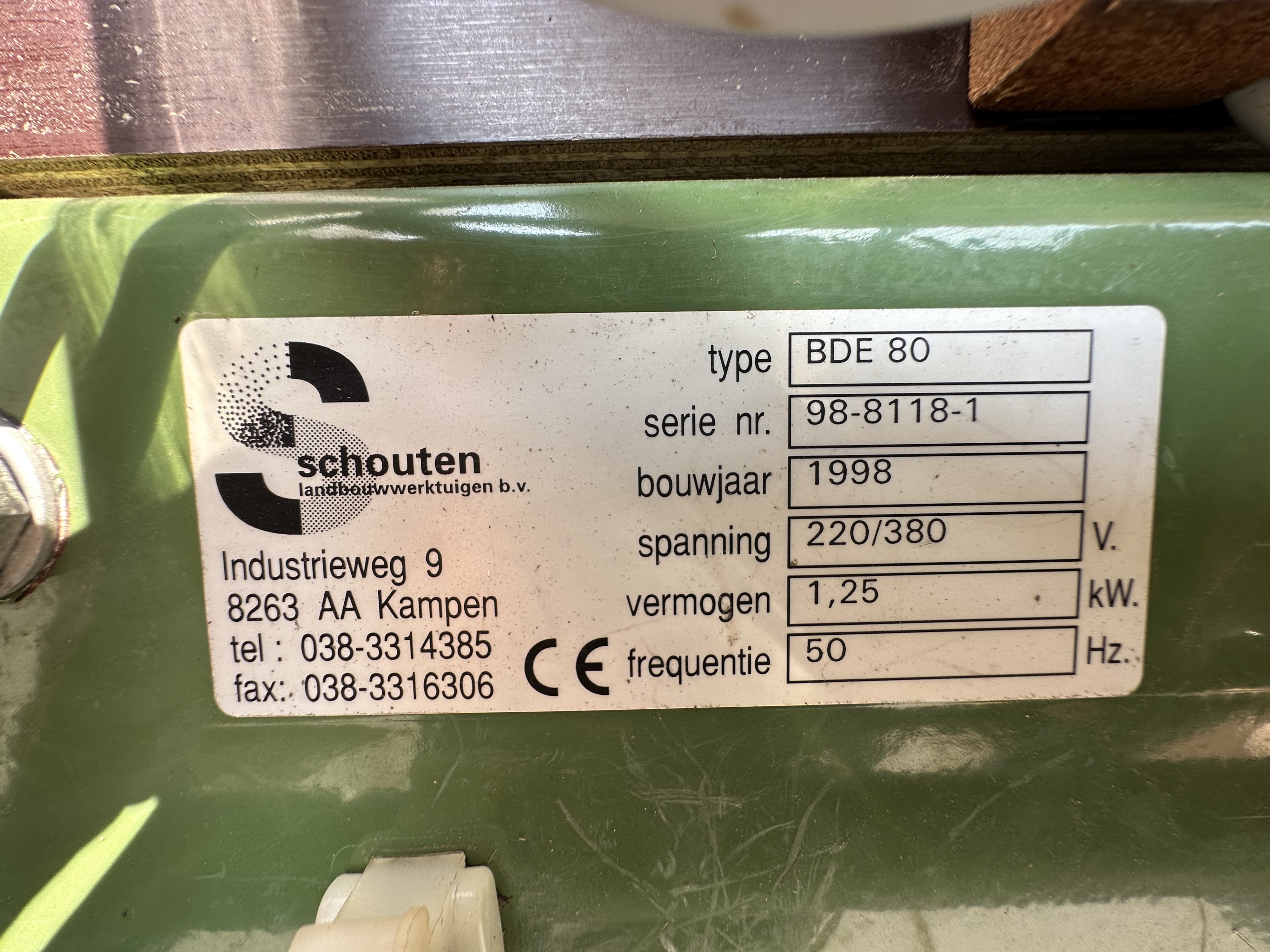 Schouten BDE80