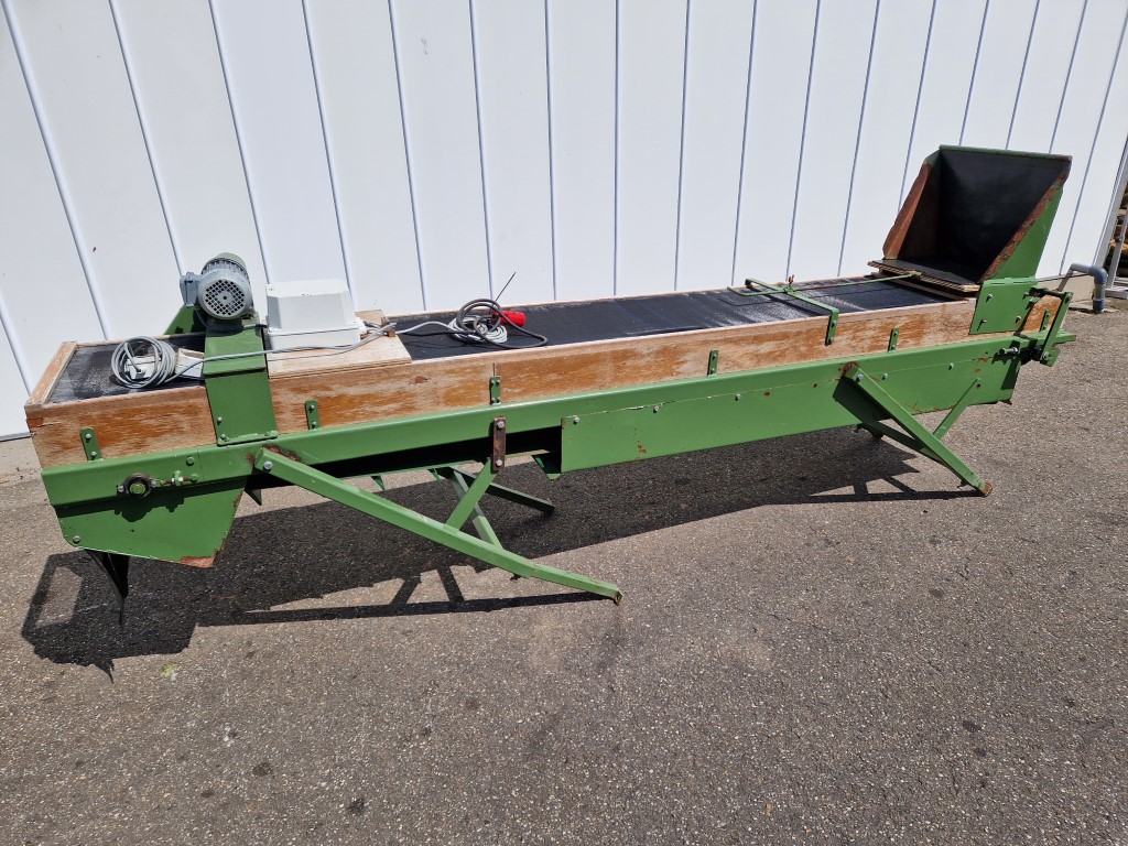 Schouten RB 290/60 Валковый инспекционный конвейер 300 x 60 см, с подъемником 340 x 50 см