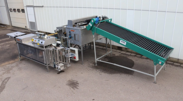 Affeldt weighing and bag filling machine
