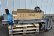 Self build conveyor with adjustable iron roll Used as destoner