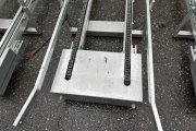 Set of 4 chain conveyors without drive 280 x 40 cm
