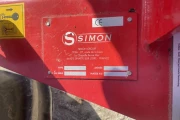 Simon S3B carrot harvester tractor-mounted, single-row with hopper