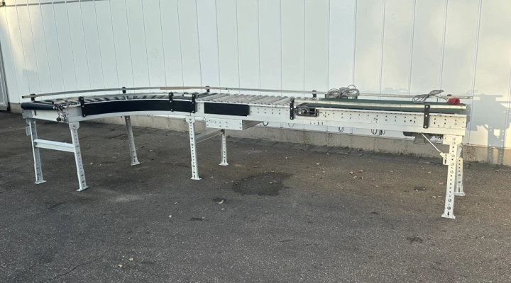 Sorma driven with 90° curve and conveyor 145 x 60 cm