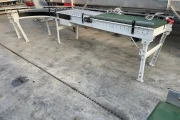 Sorma roller conveyor driven with 90° curve and conveyor 145 x 60 cm