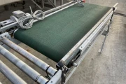Sorma roller conveyor driven with 90° curve and conveyor 145 x 60 cm