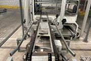 Sorma PAL 108 F plate palletizer with pallet chain conveyor