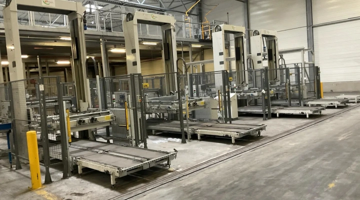 Sorma PAL 108D PAL 108D Palletiser installation with 4 palletisers