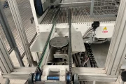 Sorma PAL 108 F palletising system with automatic pallet supply