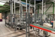 Sorma PAL 108 F palletising system with automatic pallet supply