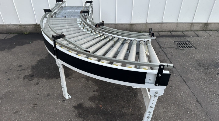 Sorma roller conveyor driven curved 90°