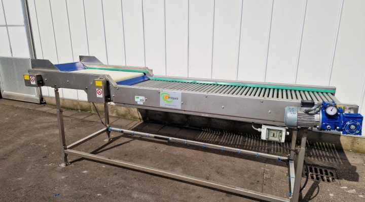 Sorma roller inspection conveyor 240 x 75 cm