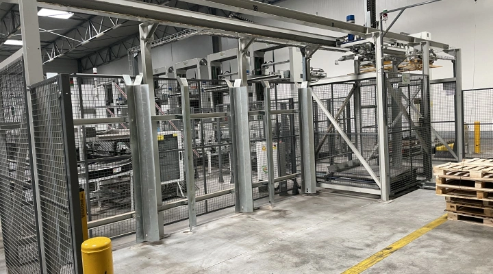 Sorma empty pallet stock with gantry and shuttle