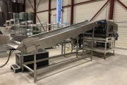 Sorma W12-126 afweegmachine met punnet ontnester en vuller