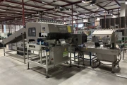 Sorma W12-126 afweegmachine met punnet ontnester en vuller