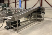 Sorma W12-126 afweegmachine met punnet ontnester en vuller