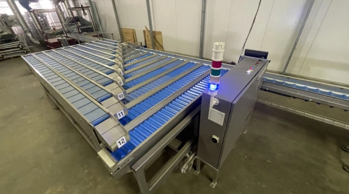 Sorma weighing machine for coctail and cherry vine tomatoes