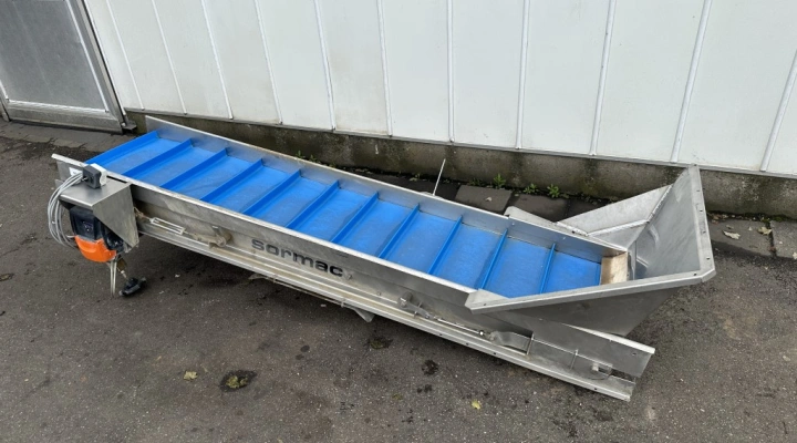 Sormac elevator incline conveyor stainless steel 230 x 50 x 35 cm