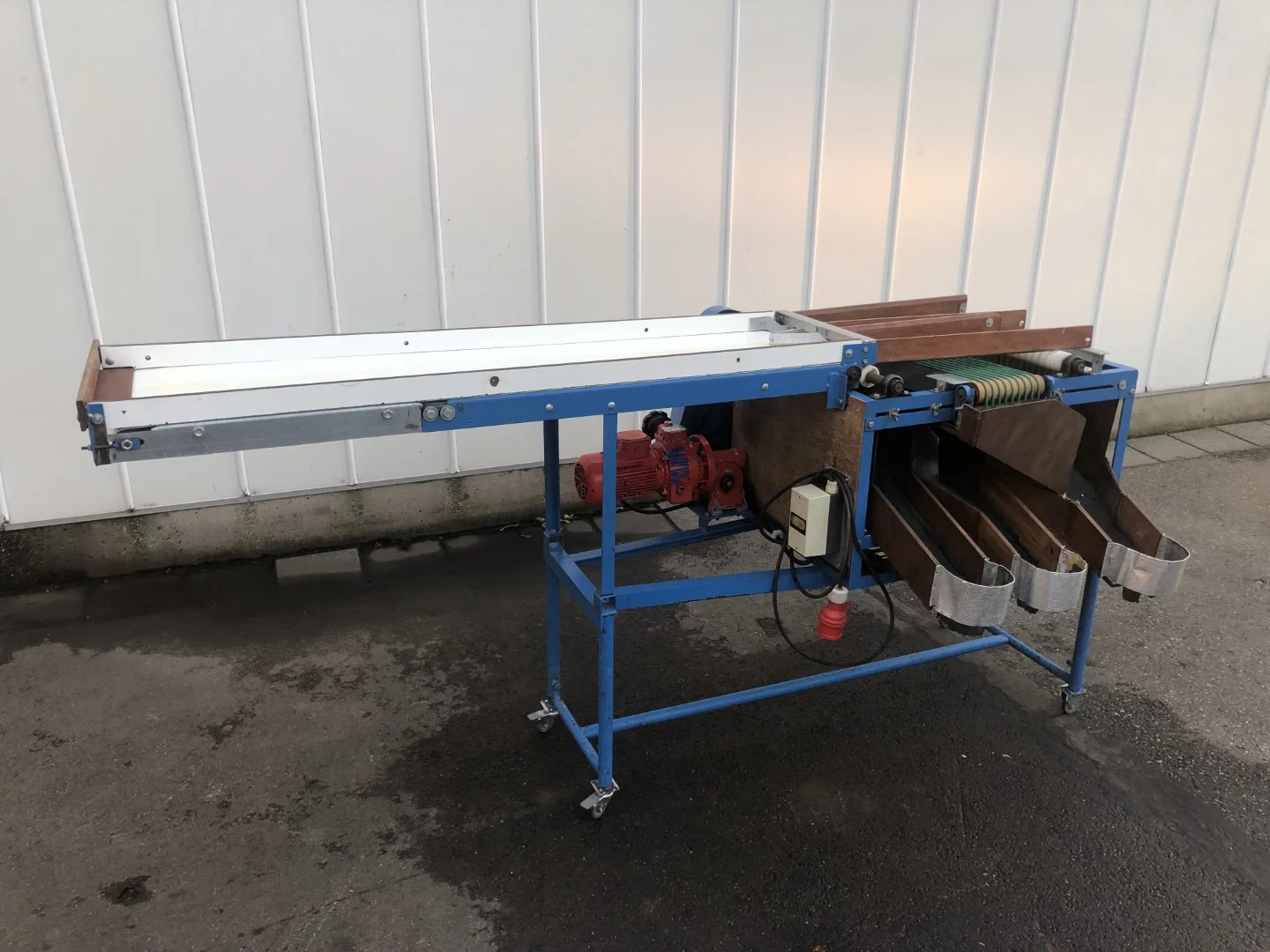 Sorting machine for blueberries with snares • Duijndam Machines