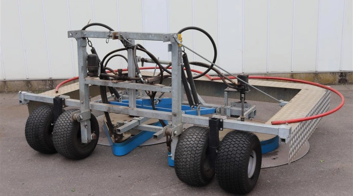 Roopack Spimaro Harvester With Two Rotating Discs Of Spinach And Baby Leaf Duijndam Machines