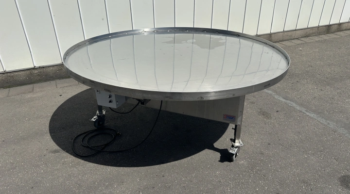 Staan turntable 200 cm stainless steel