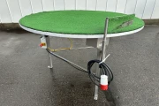 Stainless steel 150 cm with PVC top