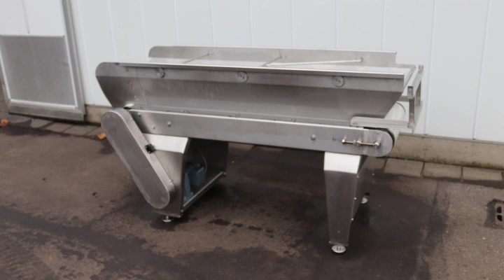 Stainless steel conveyor 180 x 50 cm