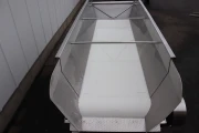 Stainless steel conveyor 180 x 50 cm