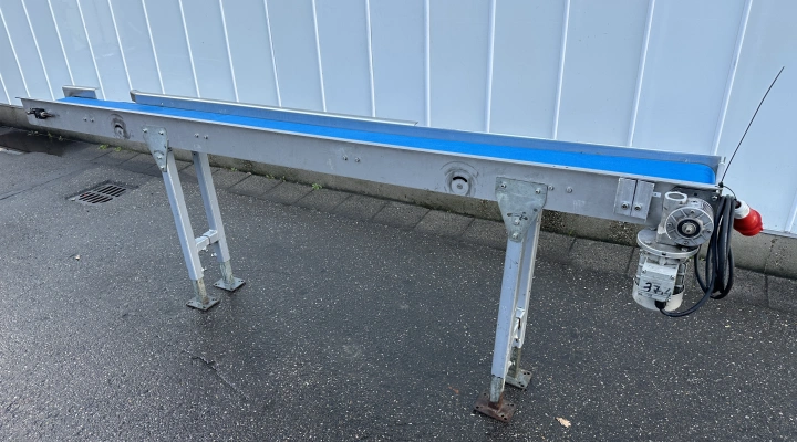 Stainless steel conveyor 290 x 19,5 cm