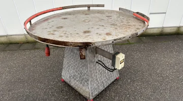 Piatto girevole in acciaio inox ø 125 cm