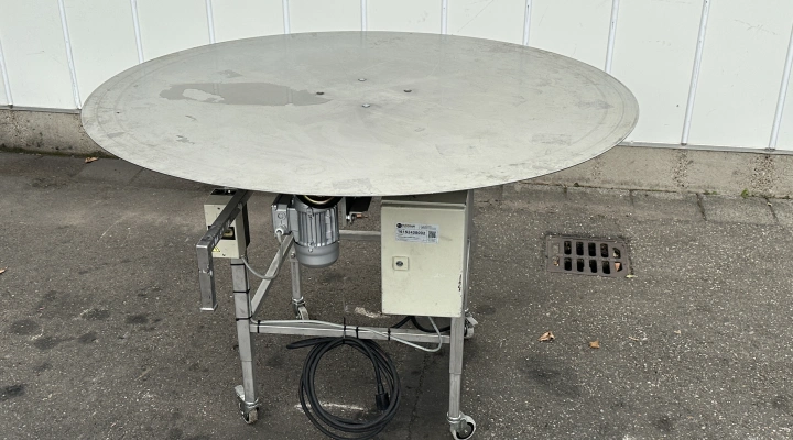 Stainless steel turntable 145 cm Ø