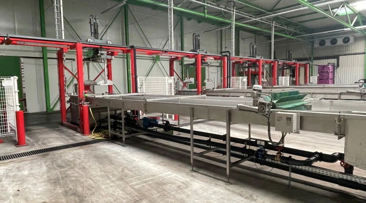 Stas unloader for apples bins