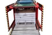 Stas box tipper automatic with dosing conveyor