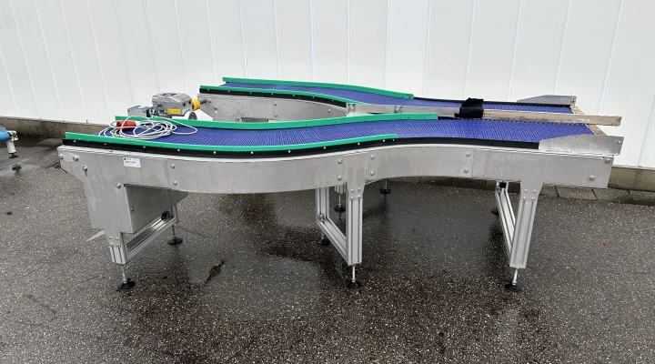 Stas curved conveyor Y-shaped diverter conveyor or merging conveyor