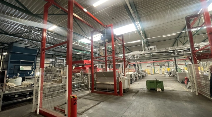 Stas Portaal water unloader for apples with dryer